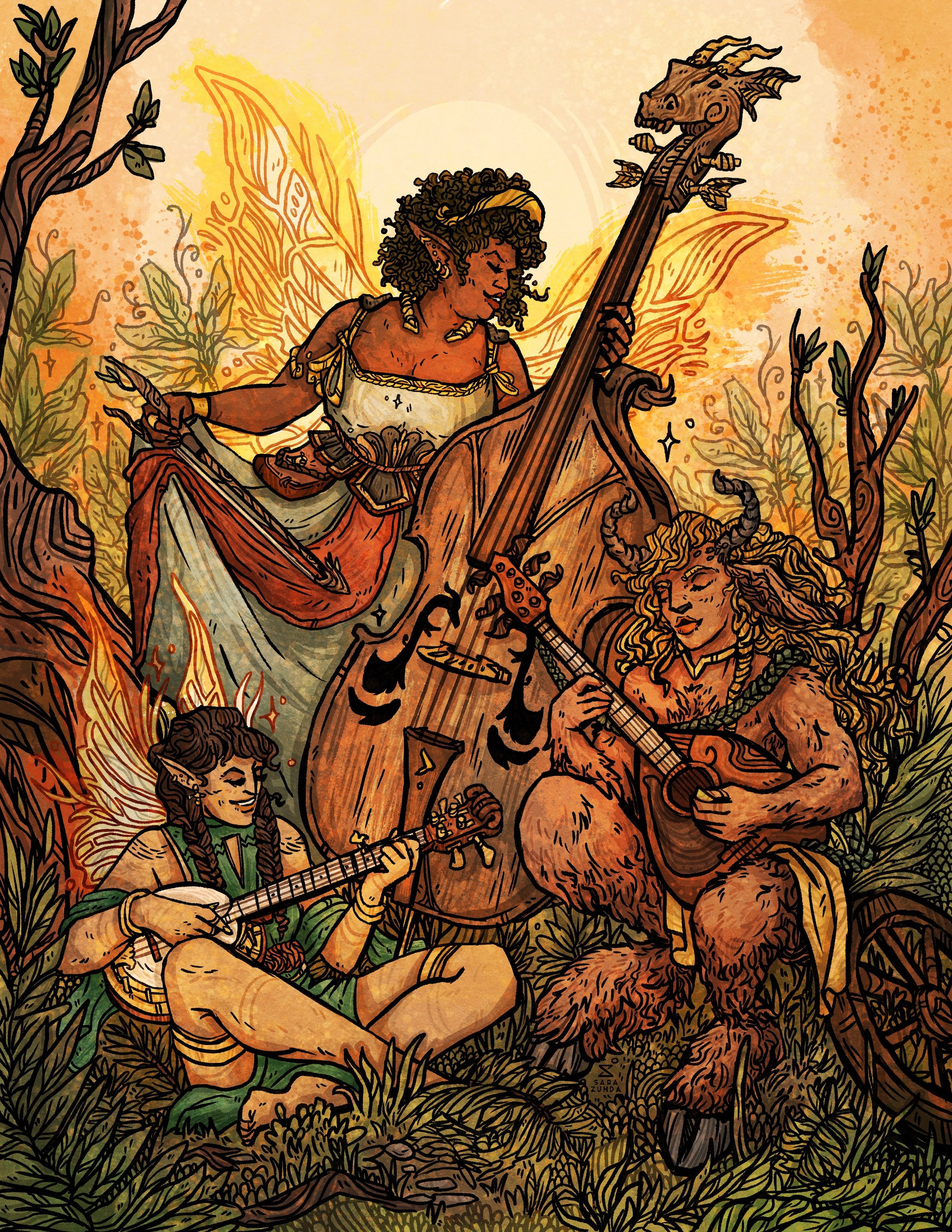 Pieris ✦ Giclee Artist Print — Sara Zunda Illustrations